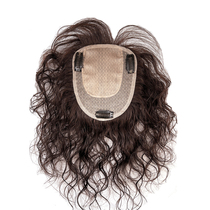 Head off Hair Tonic Sheet Shade White Hair Growth Live-action Hair Curly Hair Wig Piece Bulk Leather Emulation Scalp Fluffy Wool Roll