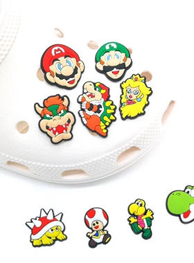 DIY适配Crocs玛丽奥洞洞鞋扣
