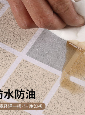 厨房防油贴纸加厚pvc耐高温自粘墙贴防火防水自粘墙贴墙壁瓷砖贴