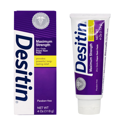 美国desitin新生儿加强型护臀膏宝宝pp护理霜婴儿无激素紫色113g - 图3