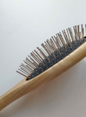 假发梳子专用木质大钢梳防静电假毛打理工具防止假发干枯毛躁打结