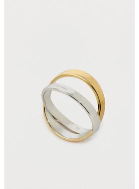 代购Calvin Klein凯文克莱女士戒指简约优雅现代百搭金色银色