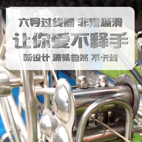 风筝轮不锈钢背带轮风筝轮放飞轮线轮 多尺寸钢条轮大型风筝省力 - 图0