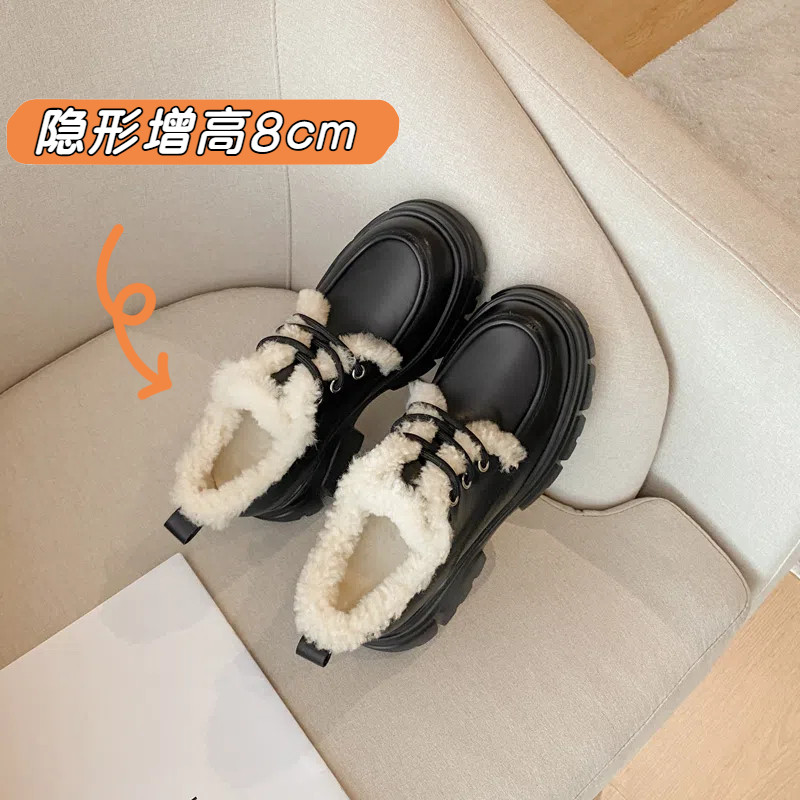 小个子增高8厘米加绒单鞋乐福鞋小码313233内增高玛丽珍小皮鞋,淘宝优惠券,粉丝福利购,淘宝优惠卷