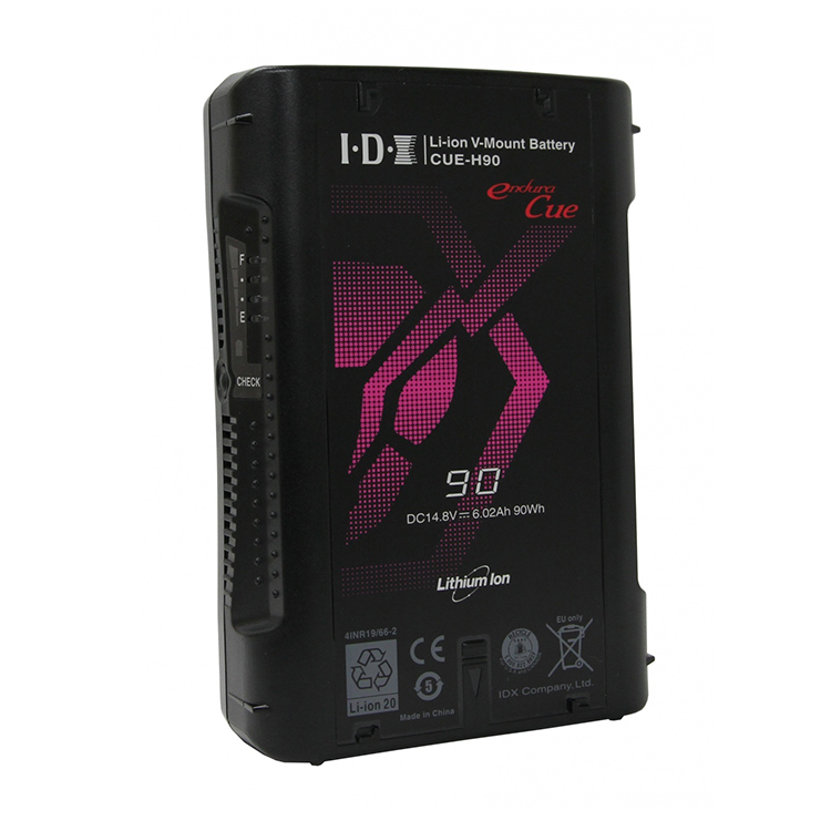 爱迪艾柯斯IDX CUE-H90 V口摄影机供电大电池V型卡口外接电源90WH-图1