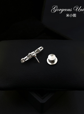 别致小巧高音谱号胸针精致高档音符胸花钉扣西装领针配饰男女1961