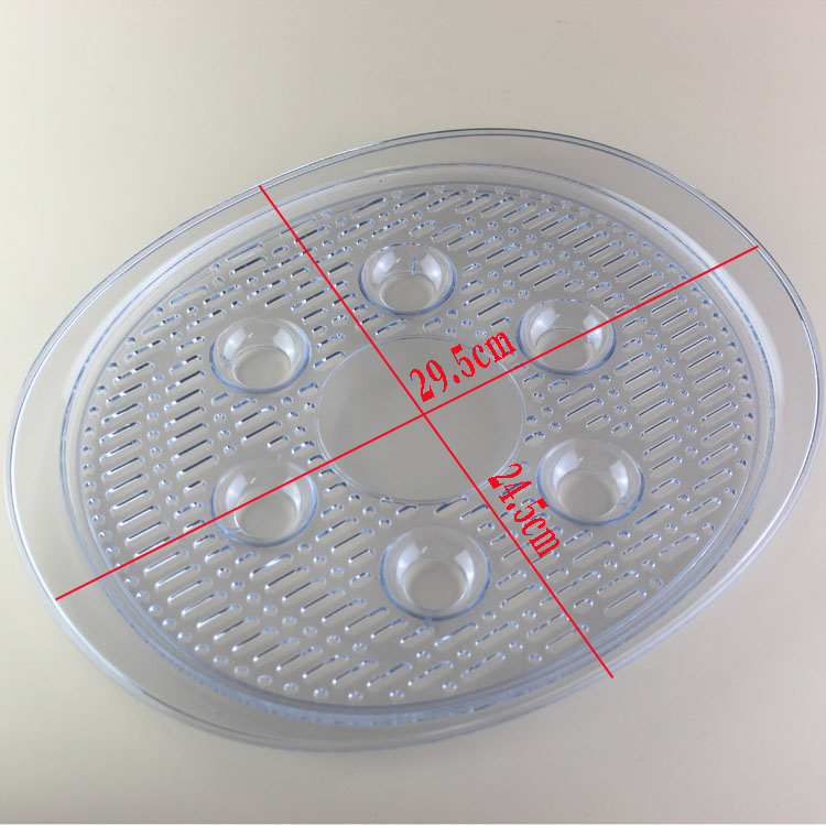 小熊电蒸锅外盖子配件透明塑料蒸笼蒸屉盘蒸层架积汁盘305/303304-图0