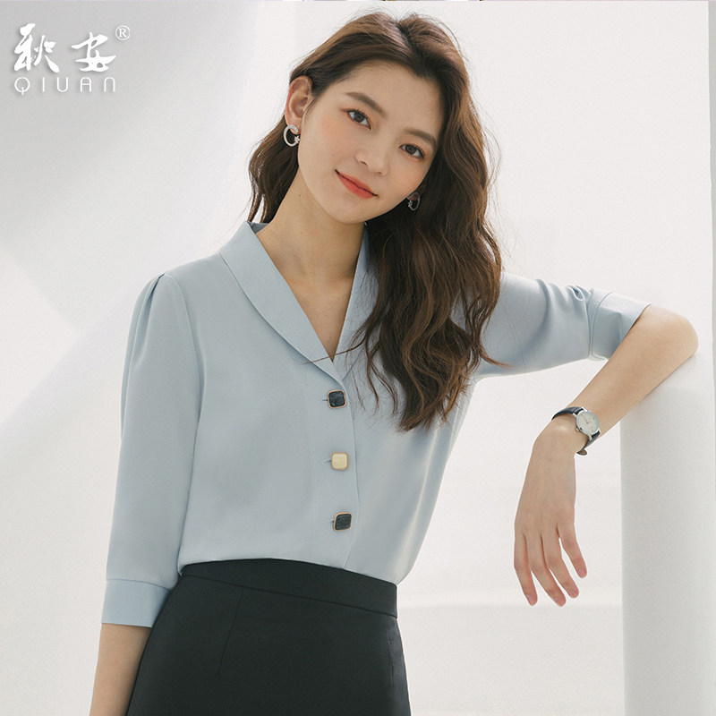  秋安职业女裙套装