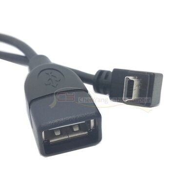 汽车音响USB转接头  T型车载MP3转换线头 车载USB数据线 上下左右 - 图1