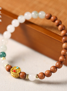 【老山檀手串】行走的香水助眠安神青山黛好运手链多圈情人节礼物