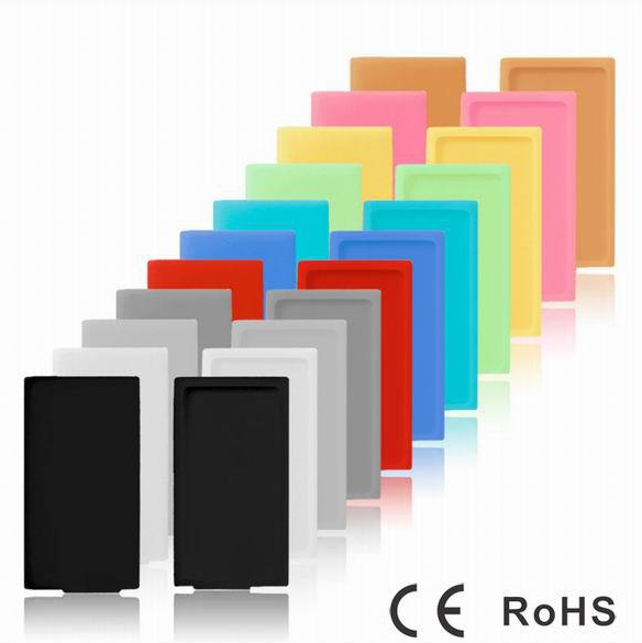 适用苹果MP4 ipod nano7保护套nano8代QQ果冻套简约硅胶套软外壳-图2