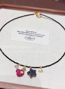 新款时尚锁骨链甜美可爱颈链配饰