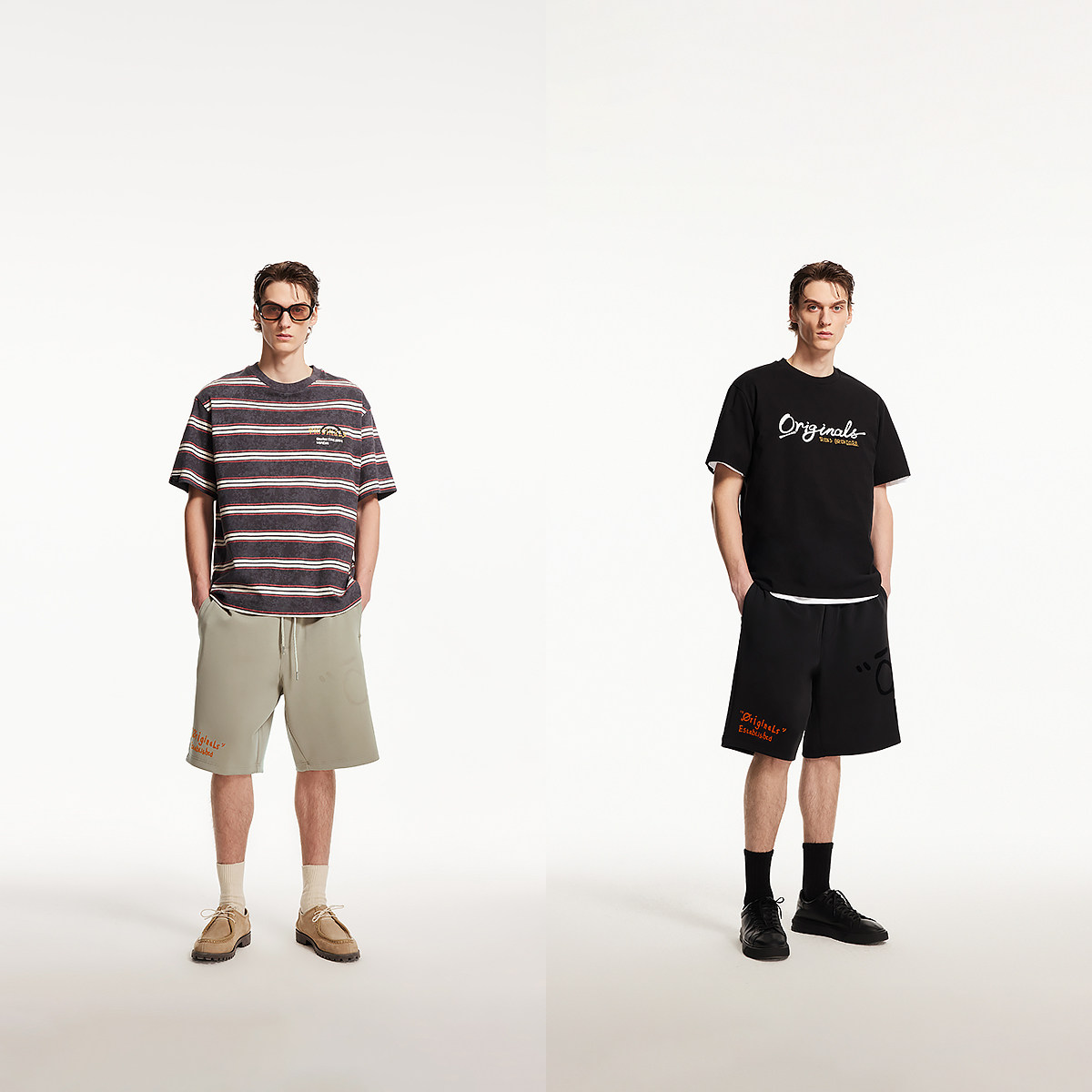 绫致杰克琼斯男夏潮百搭时尚舒适植绒胶印抽绳腰宽松休闲短裤,淘宝优惠券,粉丝福利购,淘宝优惠卷