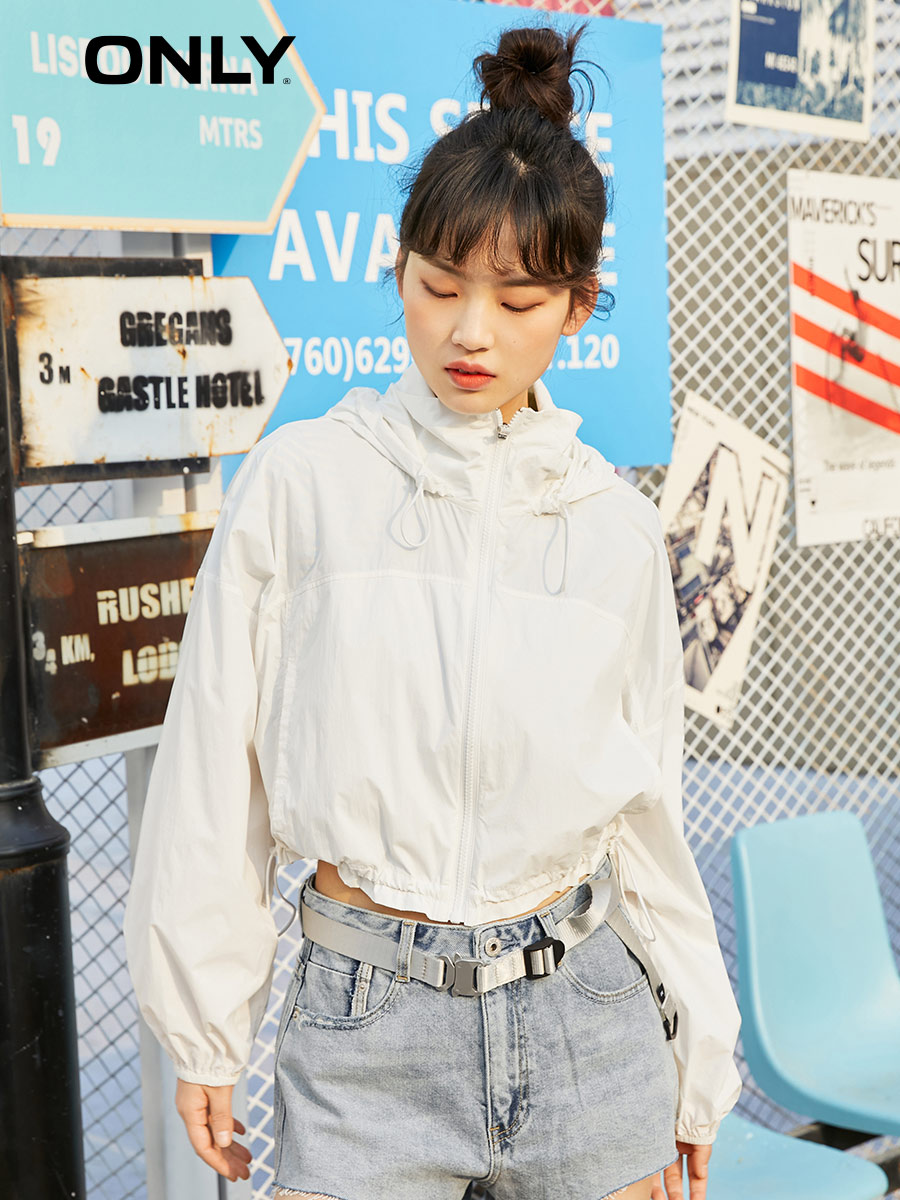 新款抗菌面料防晒指数 121236016 短款薄防晒服女 绫致 ONLY2021 40 新款抗菌面料防晒指数 121236016 短款薄防晒服女 绫致 ONLY2021 40