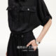 Vero Moda ໂສ້ງຂາສັ້ນດູໃບໄມ້ລົ່ນແລະລະດູຫນາວໃຫມ່ Lapel Overalls ປະເພດ Jumpsuit ແອວສູງ
