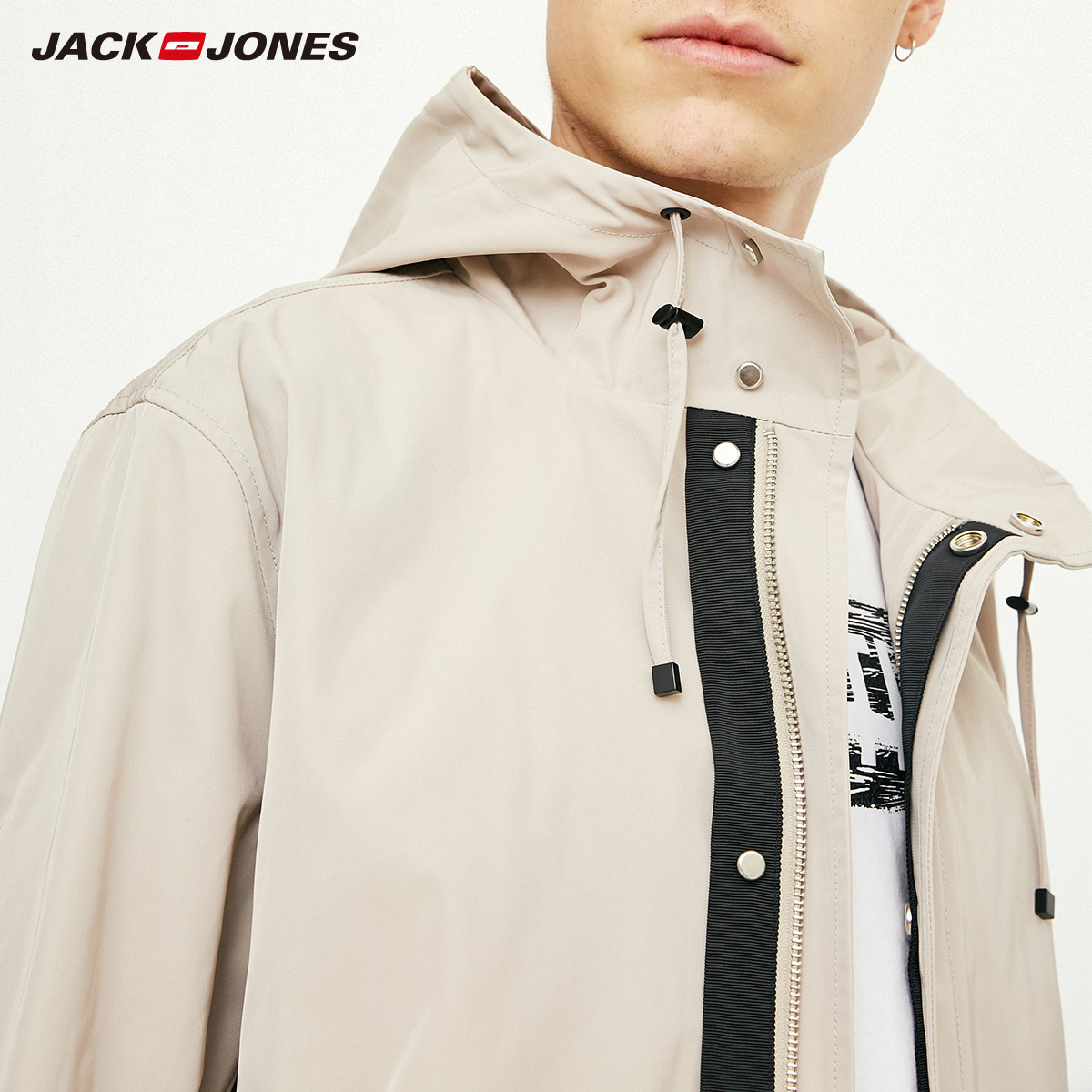 218321522 JackJones 绫致 杰克琼斯男初秋连帽休闲商务中长外套 218321522 JackJones 绫致 杰克琼斯男初秋连帽休闲商务中长外套