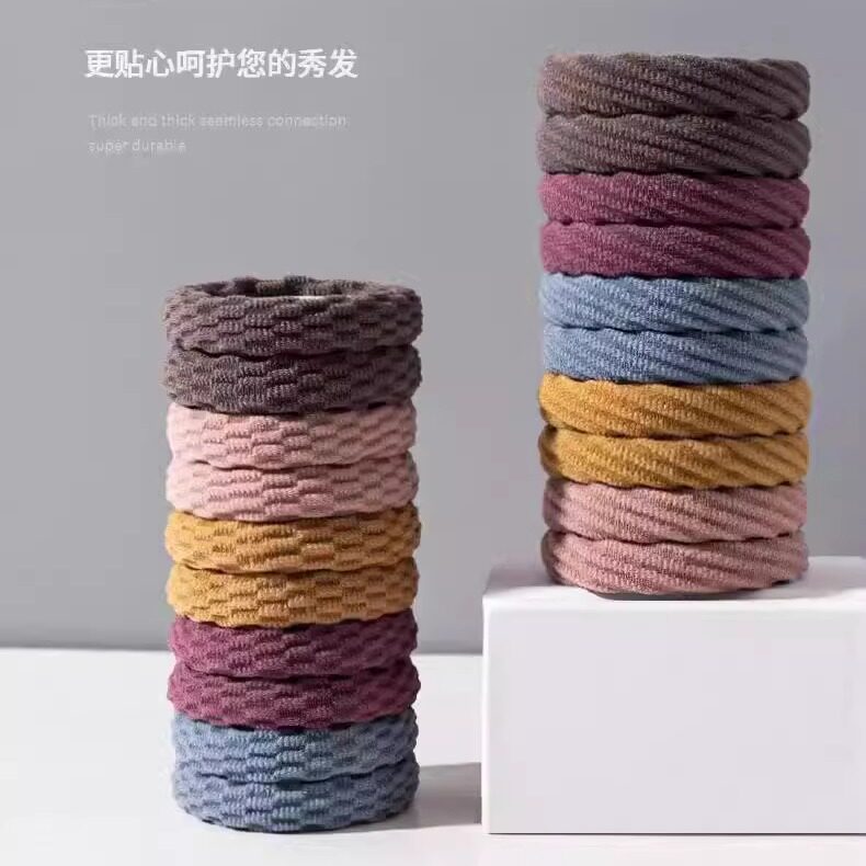 加粗韩版可爱碎发绳新款碎发夹碎发整理神器女孩发饰女童仙女皮筋