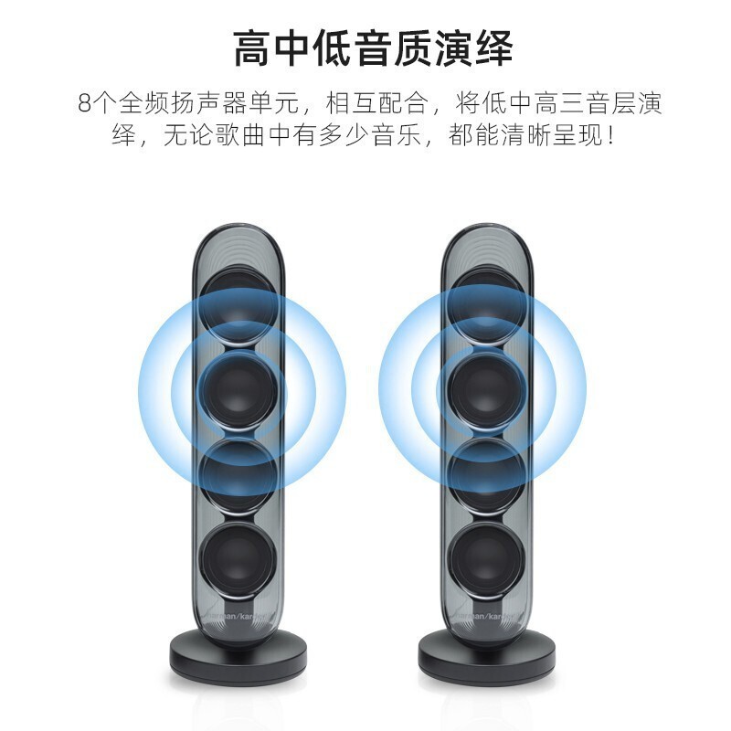 harman kardon/哈曼·卡顿 Soundsticks4代水晶蓝牙音箱家用音响 - 图2