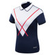 夏季高尔夫球服装 运动球服 女款短袖T恤V领运动休闲Polo衫上衣