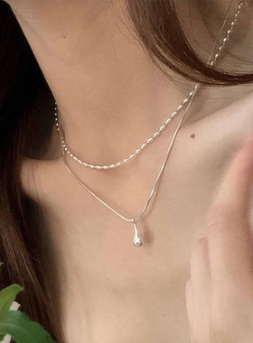 饰品项链女新款钛钢吊坠轻奢小众