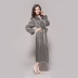 Lilysilk lụa tơ tằm lụa áo choàng lụa cao cấp cửa hàng đồ ngủ lụa thanh lịch - Night Robe váy ngủ nữ Night Robe