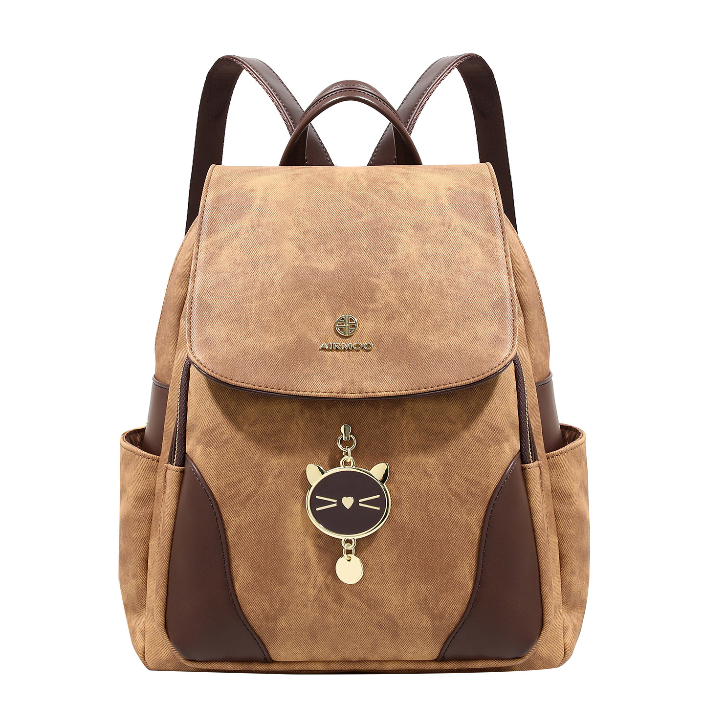 香港品牌轻奢复古双肩包包女2026新款高级感大容量通勤百搭背包,淘宝优惠券,粉丝福利购,淘宝优惠卷