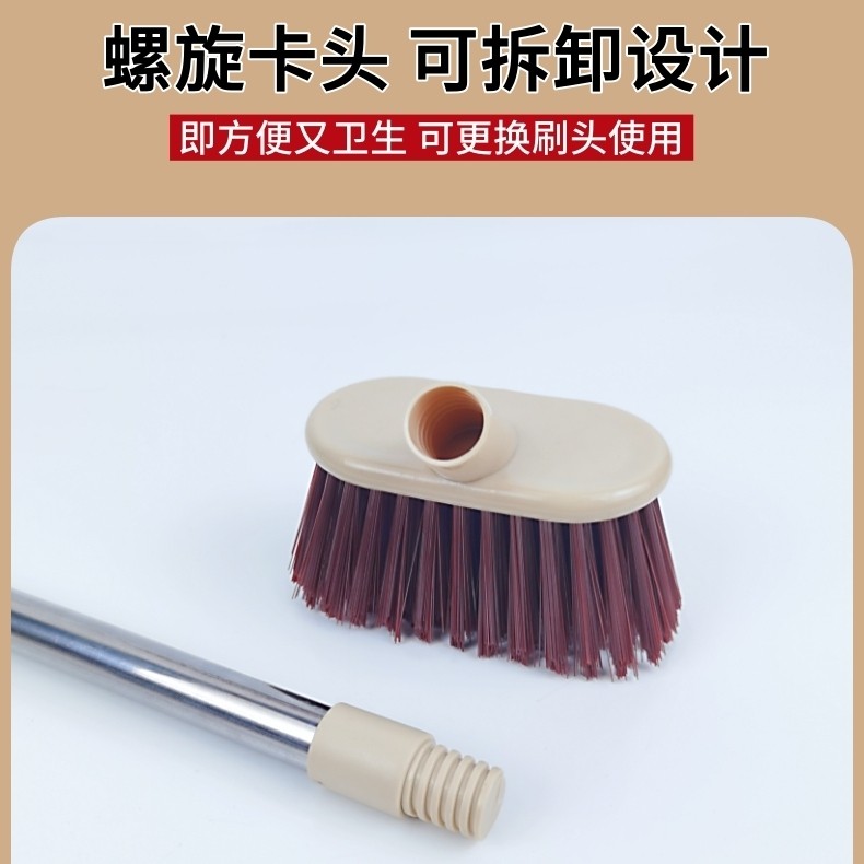 耐用长柄马桶刷地板刷厕所刷子卫生间用刷清洁缝隙刷浴室洗手间刷,淘宝优惠券,粉丝福利购,淘宝优惠卷