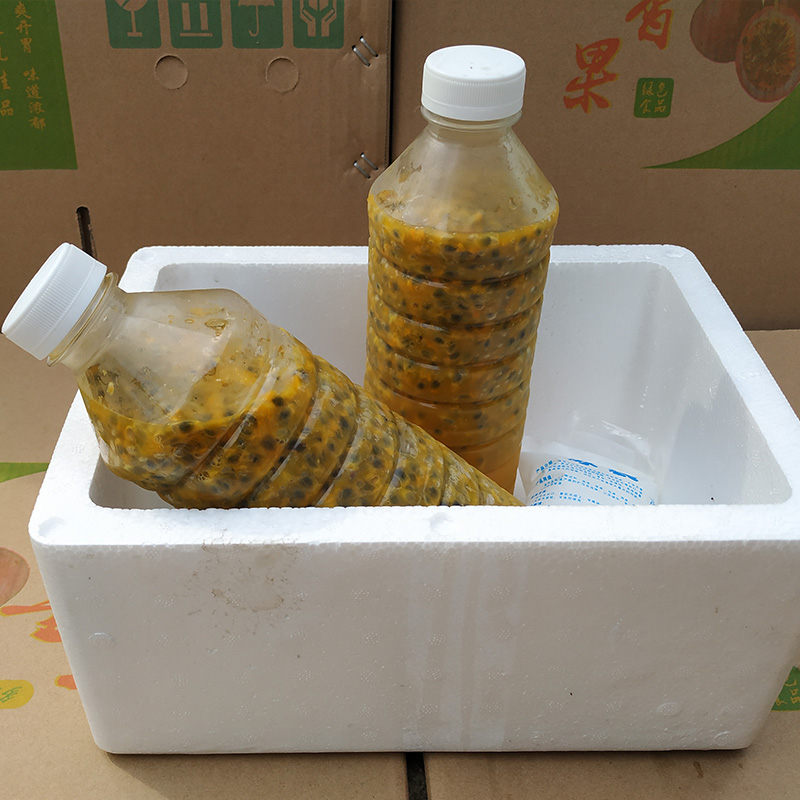 新鲜原浆果肉果酱冲水浓缩百香果图片_3