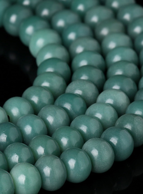 绿色原创佛珠手把件风化菩提根