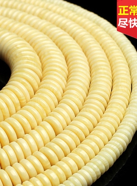 diy仿象牙星月菩提白色手串隔珠