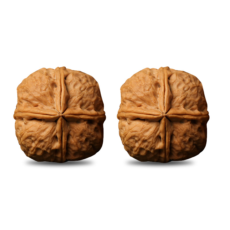 文玩手把件云铁核桃元宝金蟾蛤蟆背狮子头疙瘩三四棱异形正奔药包 - 图0