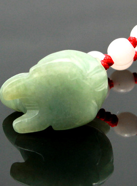 玉兔天然属羊吉祥物男女翡翠a货
