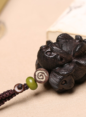 生肖三不猴汽车挂件吊坠