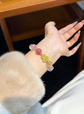 十全十美天然蔷薇粉晶奶白晶和田岫玉紫锂辉绿幽灵紫龙晶发晶多宝