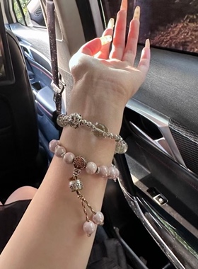 杭州香积 代请 流通处 爆款香灰瓷系列香灰瓷粉灰马卡龙手串手链