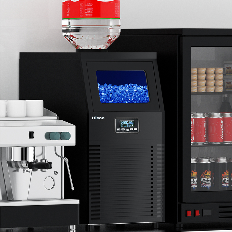 Hicon惠康制冰机商用小型奶茶店40公斤酒吧大型全自动方冰块冰机 - 图3