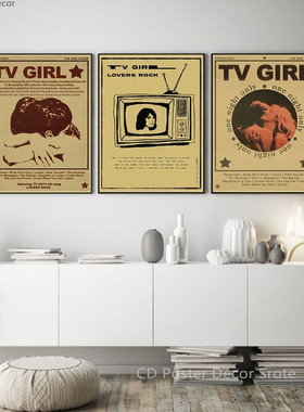 TV Girl Poster Who Really Cares/French Exit Lovers Posters