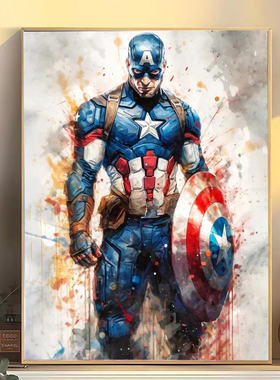Marvel Movie Art Poster Spider Man Iron Man Deadpool Canvas