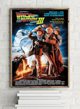 Movie Back To The Future Trilogy Posters  Living Decorative