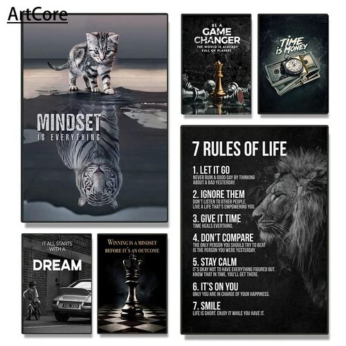 Classics Motivational Inspirational Success Quote ArtPoster - 图0