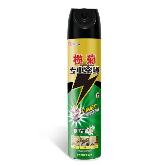 【3瓶】榄菊杀蝇气雾剂喷雾600ml*3瓶橘子花香杀蝇气雾剂灭苍蝇-图0