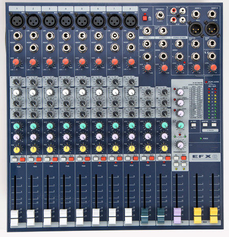 声艺EFX8八路EFX12十二路EFFX16十六路专业舞台带效果演出调音台 - 图3