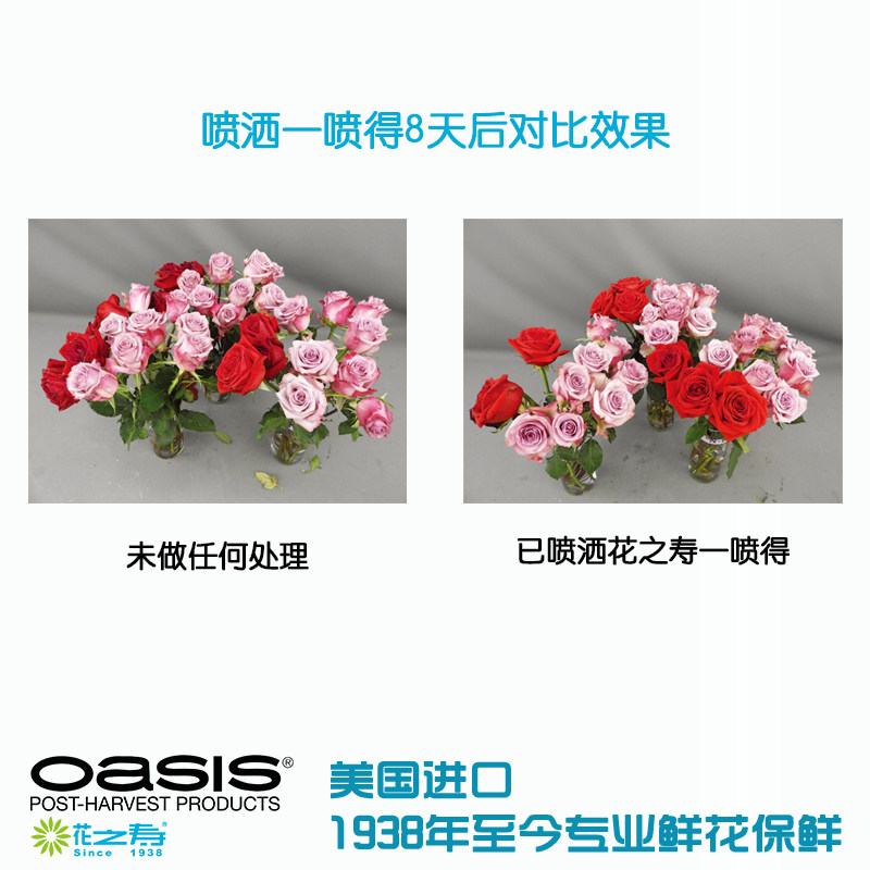 [包邮]花之寿一喷得1升装专业鲜花锁水剂绣球捧花保水剂进口保鲜,淘宝优惠券,粉丝福利购,淘宝优惠卷