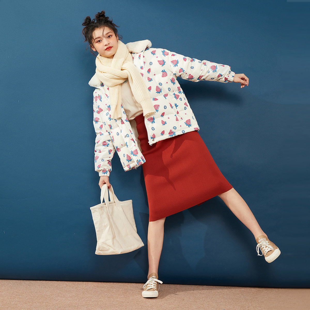 太平鸟爆款女2019冬新款韩版羽绒服 太平鸟羽绒服