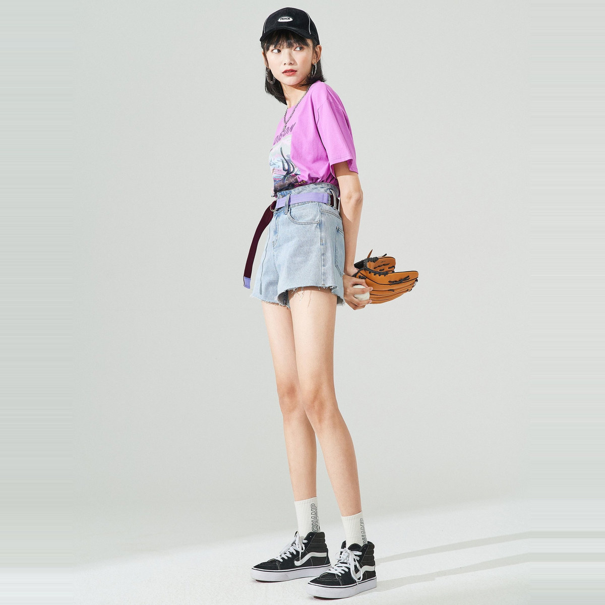  太平鸟普埃拉牛仔裤