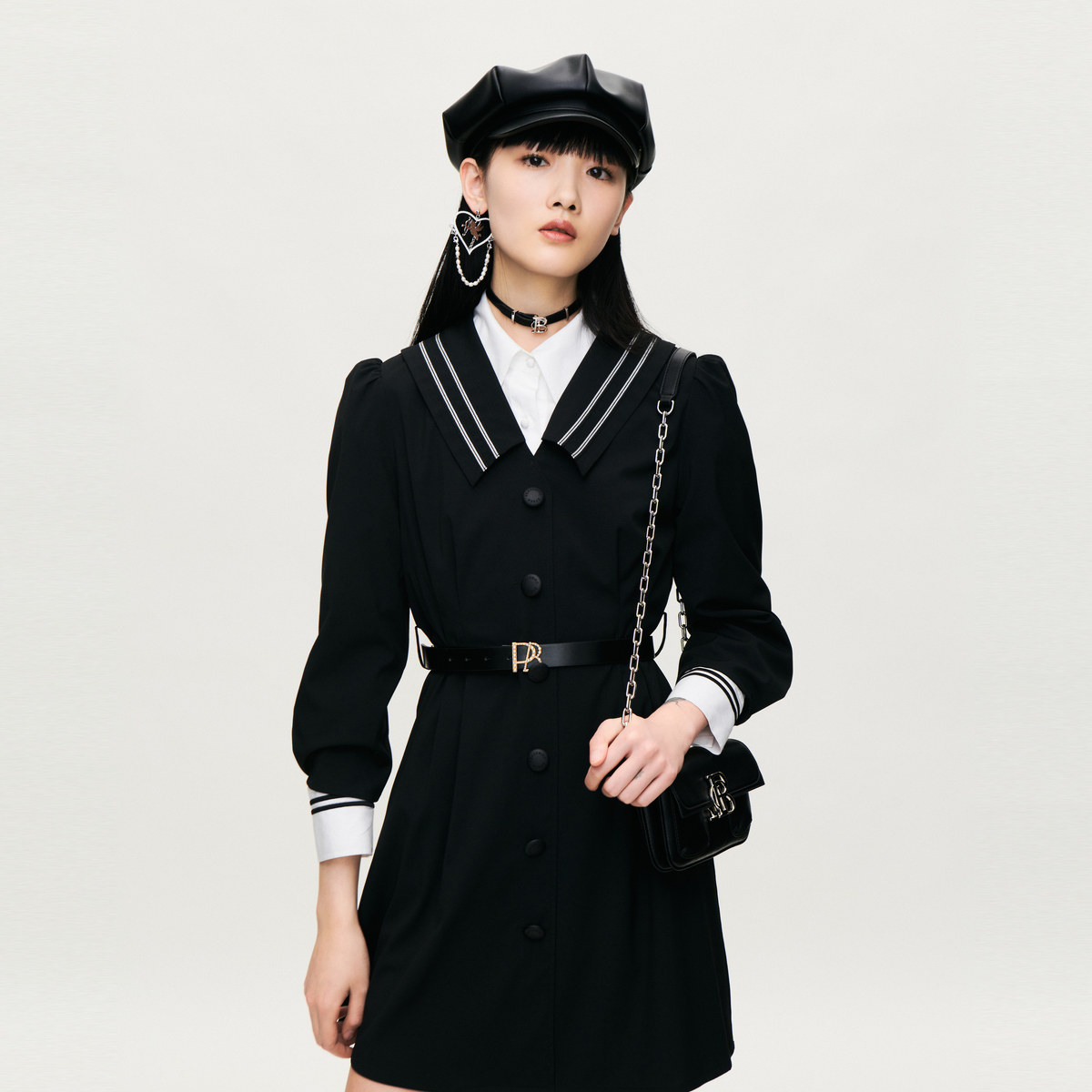 【商场同款】太平鸟2020秋季连衣裙 太平鸟连衣裙