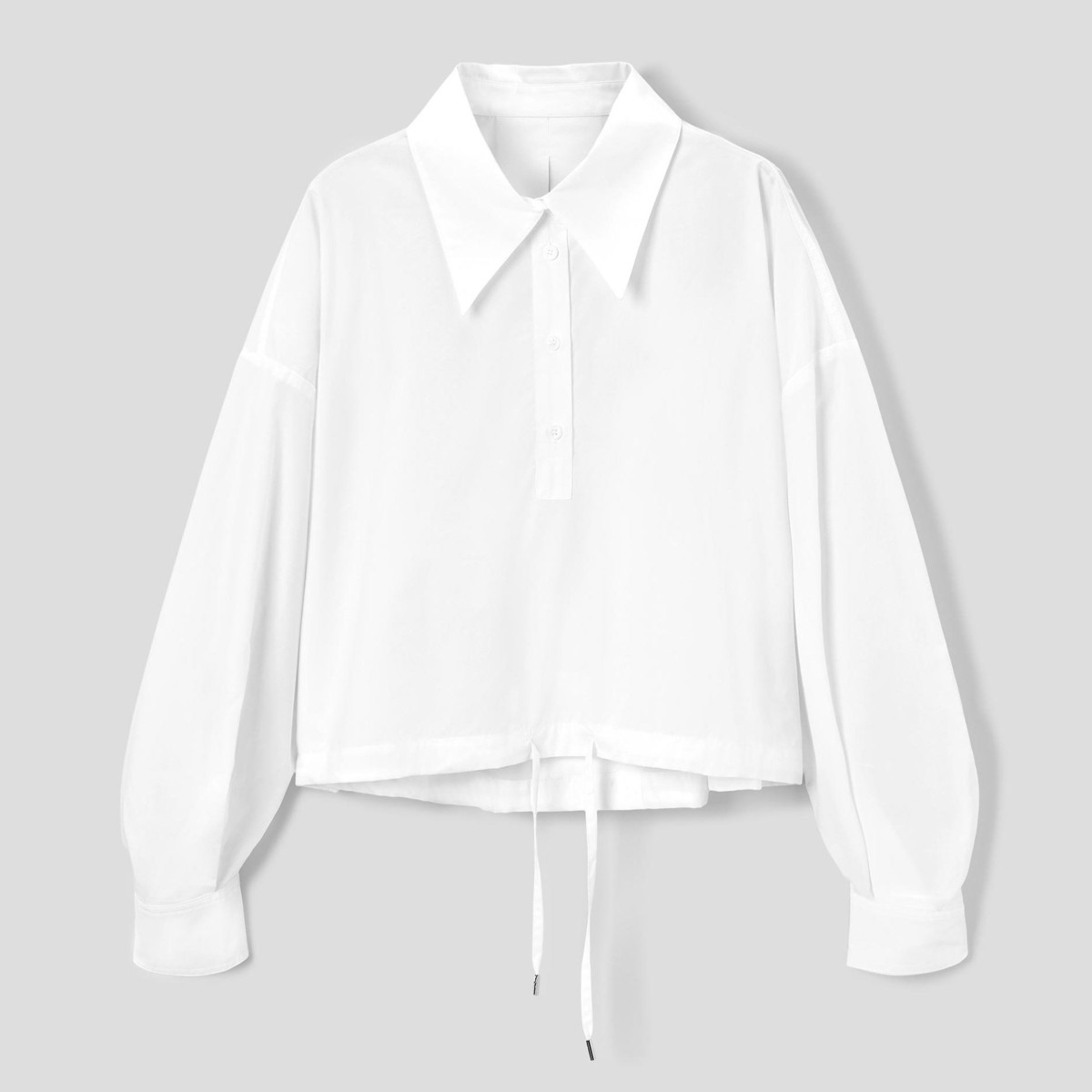 太平鸟时尚抽绳2020秋季新款衬衣 太平鸟喜之乐衬衫