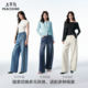 PEACEBIRD 26 Spring New High Waist Jeans Scimitar ສໍາລັບແມ່ຍິງ