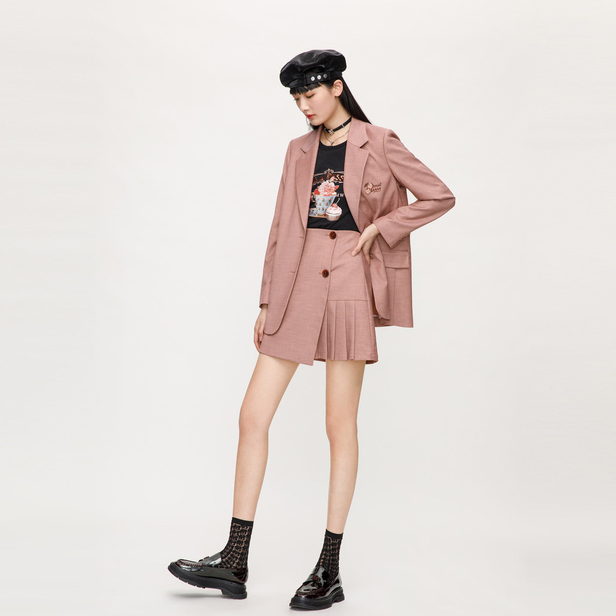 【商场同款】太平鸟2020秋季新款西装 太平鸟西装