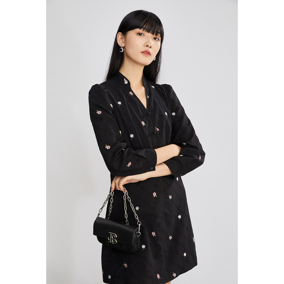 【商场同款】太平鸟2020秋冬连衣裙 太平鸟连衣裙